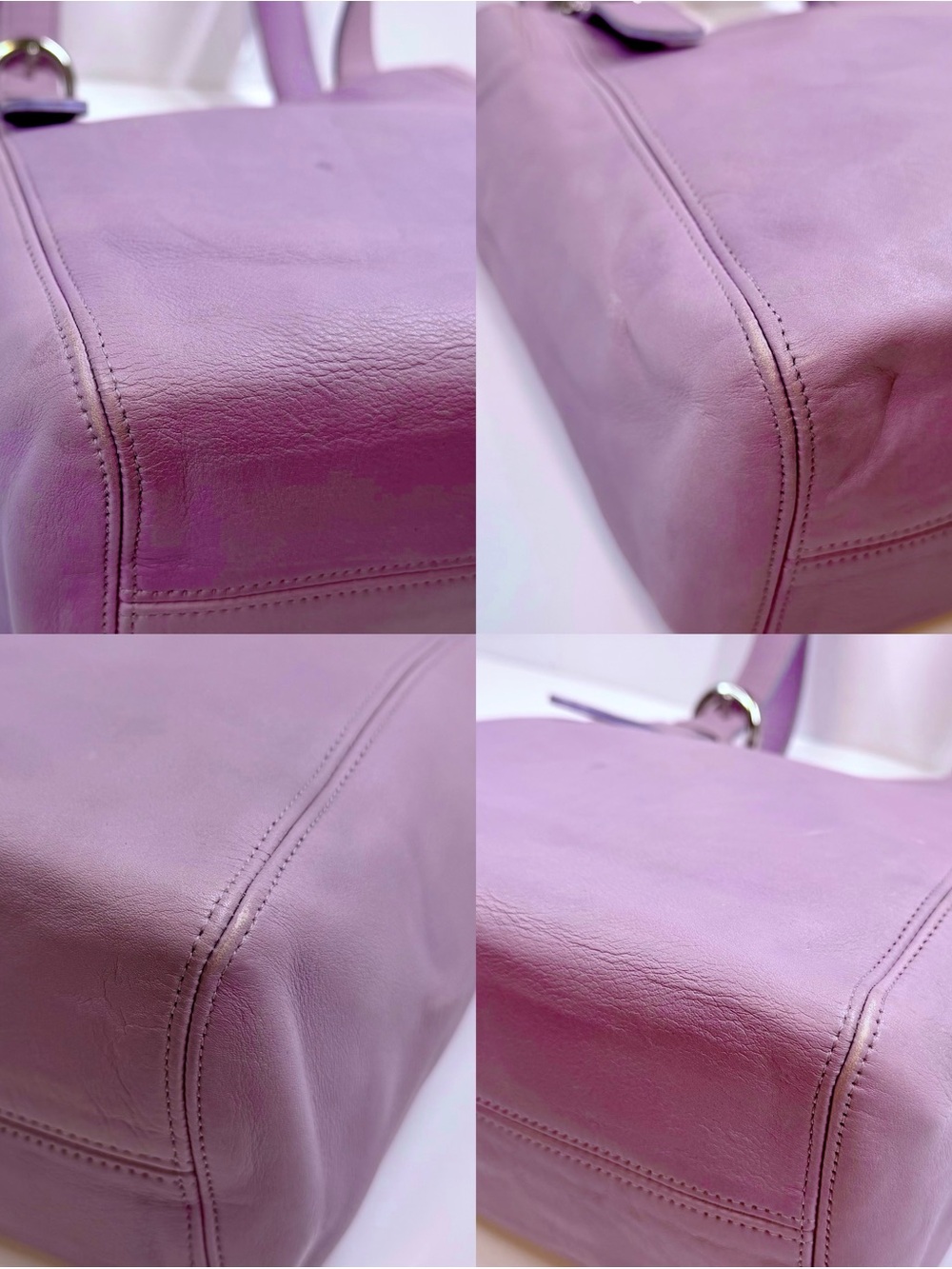 🦄 Vintage Coach Waverly Soho Buckle Bag 4157 — Lavender/Lilac/Purple - Picture 10 of 12